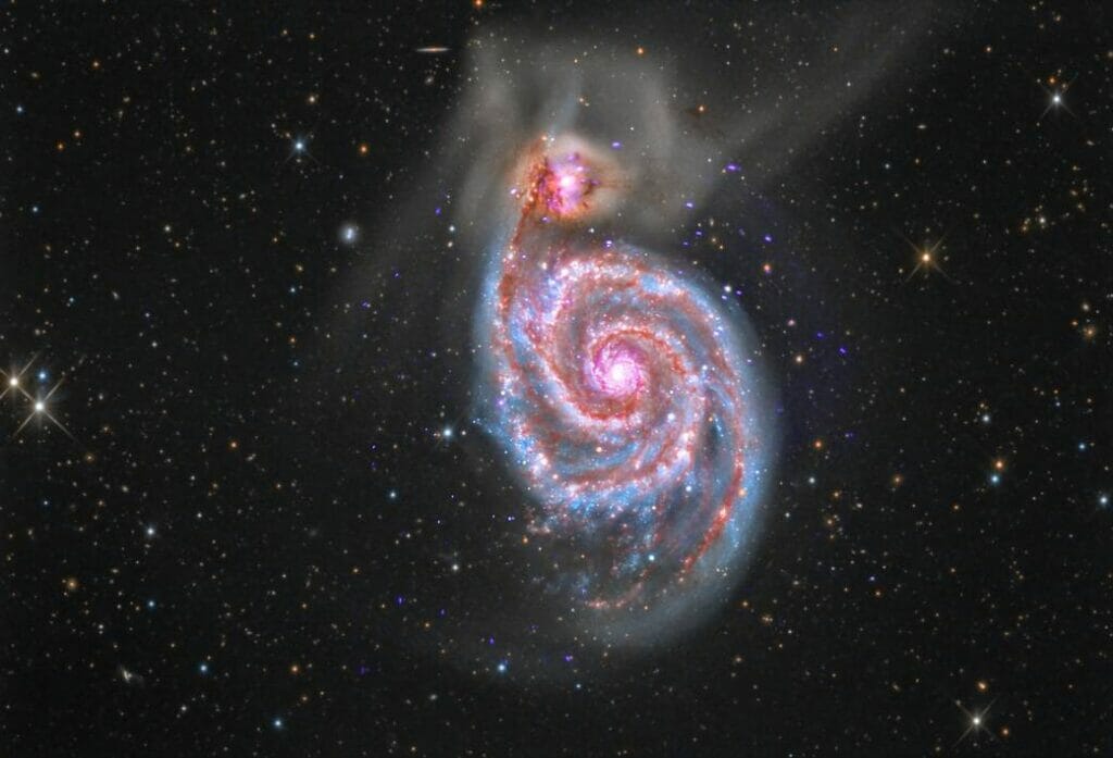 Spiral galaxy m51 2 | lpp fusion