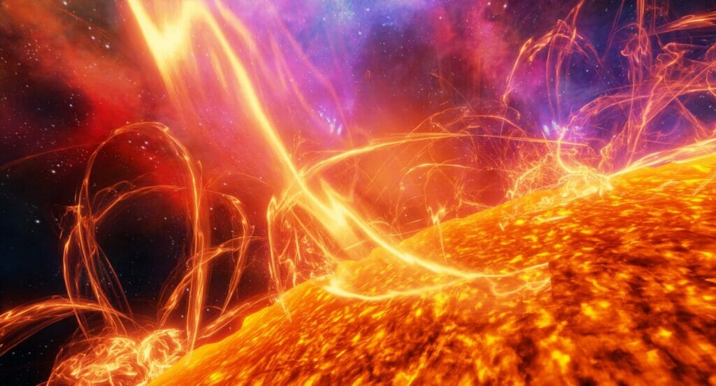 Sun flares detail | lpp fusion